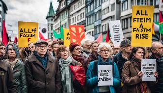 Demonstration in Frankfurt gegen Rechtsruck: Kampf gegen die Stille