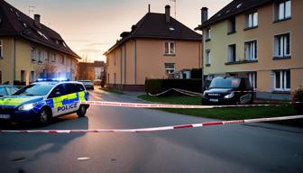 Festnahme am mutmaßlichen Tatort nachdem Mann Frau in Mühlheim getötet hat