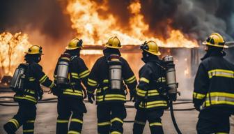 Feuerwehr kämpft gegen Großbrand in Hainburg